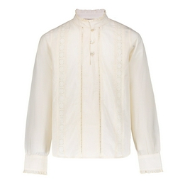 Overview image: blouse with lace details