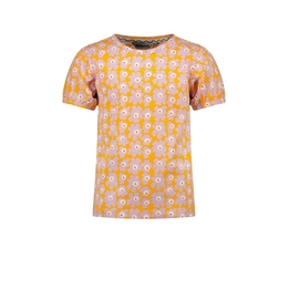 Overview image: t-shirt aop flower puffed sl