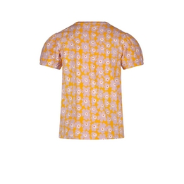 Overview second image: t-shirt aop flower puffed sl