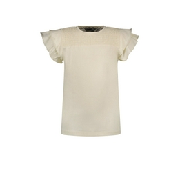 Overview image: smock top ruffle sleeve