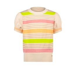 Overview image: Kae knitted striped sweater
