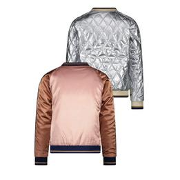 Overview second image: satin bomber reversible jacket