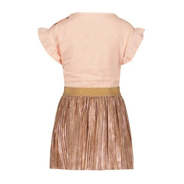 Overview second image: metallic plisse dress