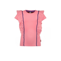 Overview image: shirt w lace tape and ruffle