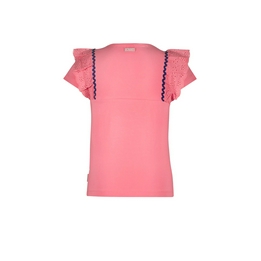 Overview second image: shirt w lace tape and ruffle