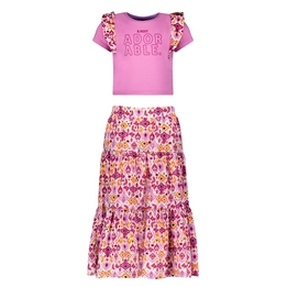 Overview image: 2-piece set midi skirt+croptop