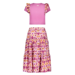 Overview second image: 2-piece set midi skirt+croptop