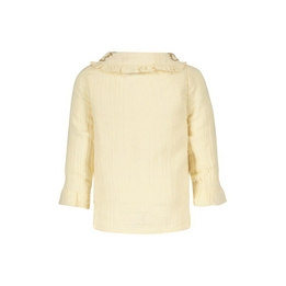 Overview second image: double face blouse big collar
