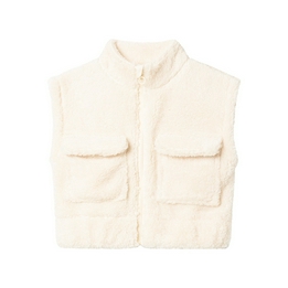 Overview image: OFLUF SHORT LOOSE TEDDY VEST