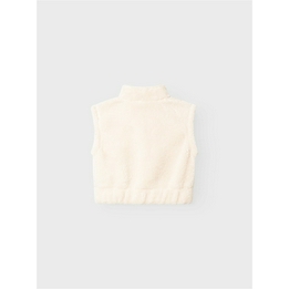 Overview second image: OFLUF SHORT LOOSE TEDDY VEST