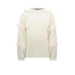 Overview image: fancy woven ruffle blouse
