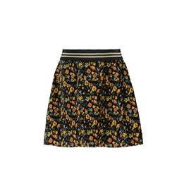 Overview image: flower crincle velvet skirt