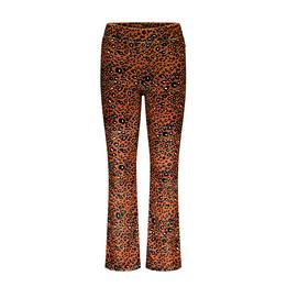 Overview image: flared pant AOP velours