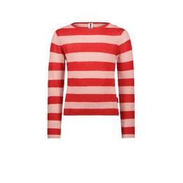 Overview image: knitted striped sweater