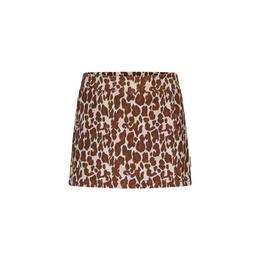 Overview image: jacquard leopard skirt