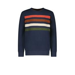 Overview image: sweater with frotte stripe
