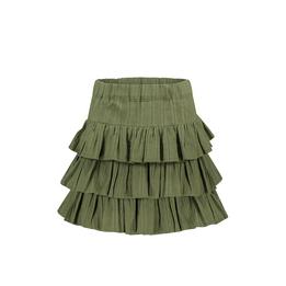 Overview image: woven ruffle skirt