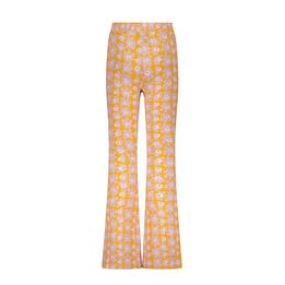 Overview second image: flared jersey pant aop flower