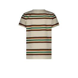 Overview second image: striped t-shirt chestpocket
