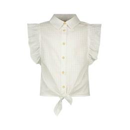 Overview image: knotted woven blouse